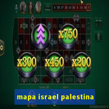 mapa israel palestina